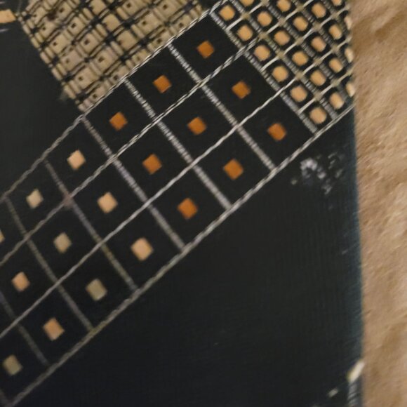 Elsa Schiaparelli 1970s vintage wide tie. - Picture 5 of 5